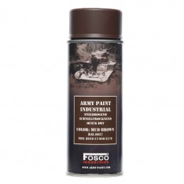 VERNICE SPRAY A POLVERE 400ML ARMY PAINT MUD BROWN FOSCO