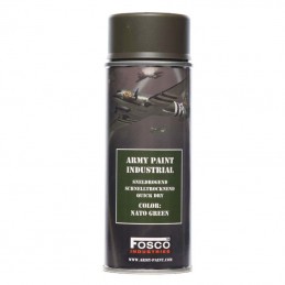 VERNICE SPRAY MILITARE A POLVERE 400ML ARMY PAINT NATO GREEN FOSCO