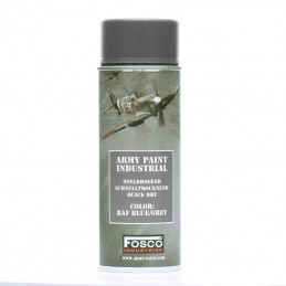 VERNICE SPRAY MILITARE A POLVERE 400ML ARMY PAINT RAF BLUE GREY FOSCO