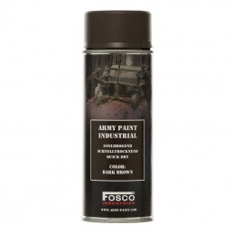 SPRAY CAN MILITARY POWDER PAINT 400ML ARMY PAINT DARK BROWN FOSCO